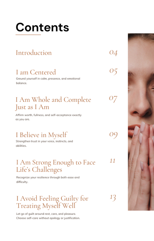 Glow Up Reset: A 10-Day Confidence & Affirmation Guide [INSTANT DIGITAL DOWNLOAD]