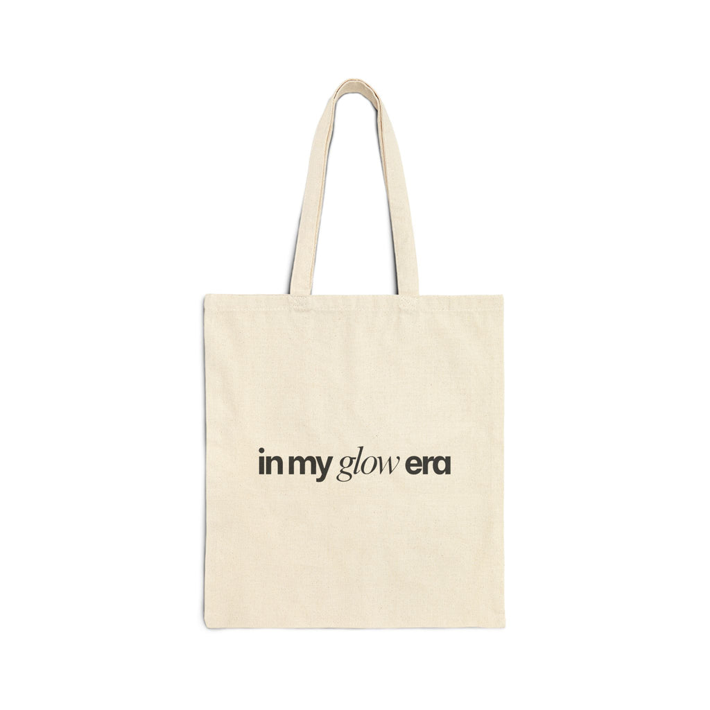 “In My Glow Era” Canvas Market Tote