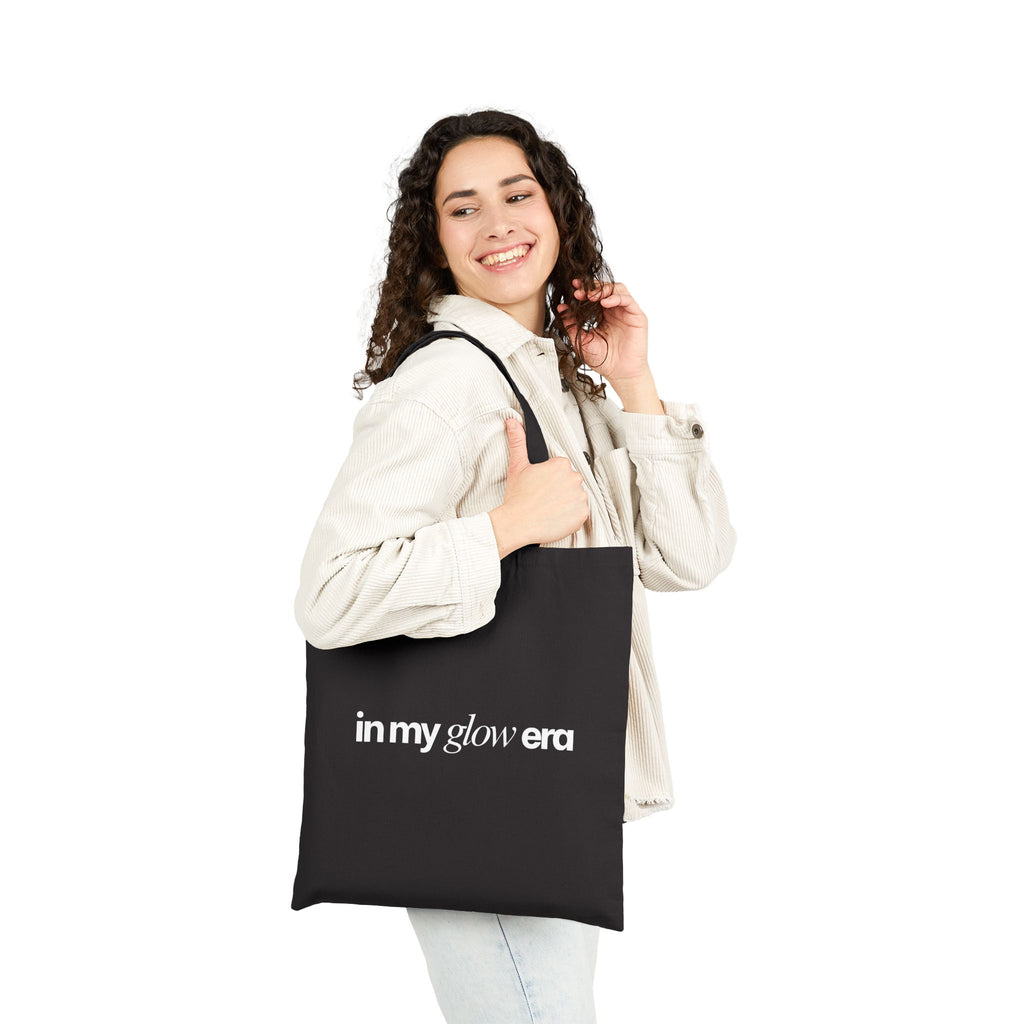 “In My Glow Era” Canvas Market Tote